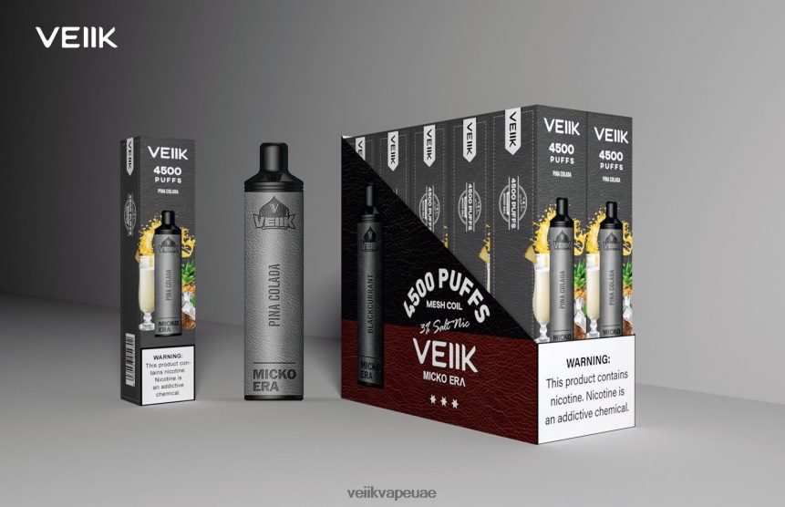 VEIIK Micko Era 4500 بخة 30 ملغ للاستعمال مرة واحدة 0242L04 VEIIK vape review بينا كولادا