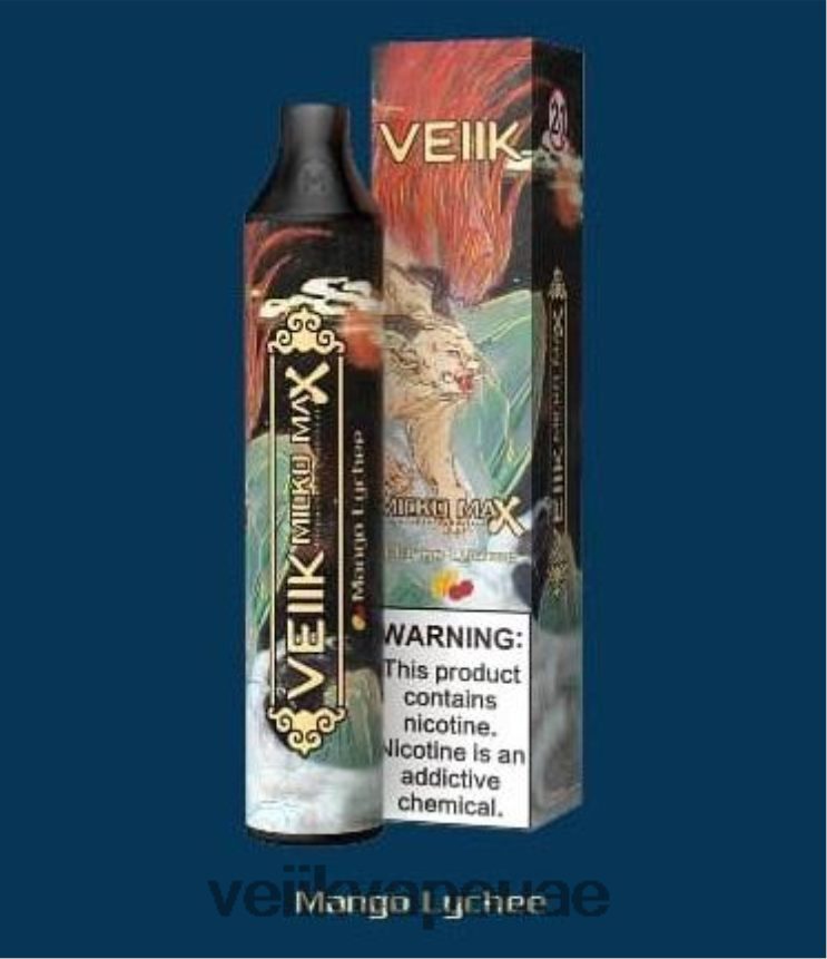 VEIIK Micko MAX فيب 1500 نفسة 0242L042 VEIIK vape dubai مانجو ليتشي